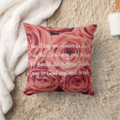 さて私は寝る時間の祈りの言葉枕可逆 クッション (ブランケット)