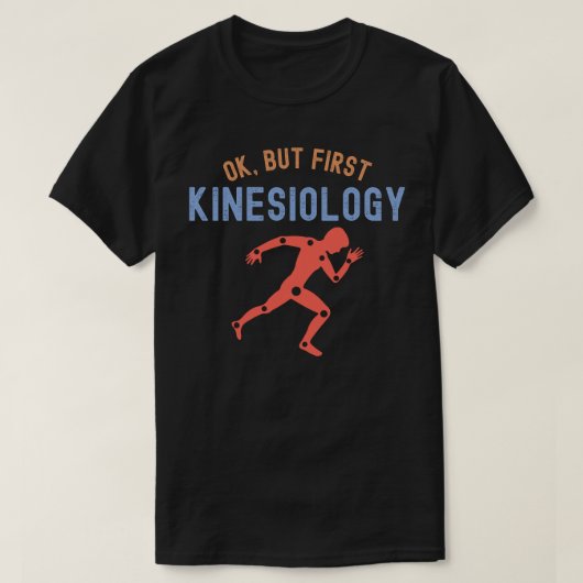 さて、でもまずはキネシオロジー、キネシオロジー専攻 Tシャツ (デザイン正面)