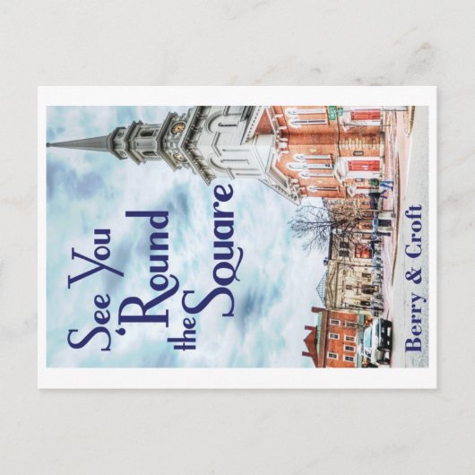 さて、『四角いはがきのまわり』 ポストカード (正面)