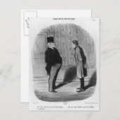 さて、御主人様、私の3つの条件はどうなりますか？ ポストカード (正面/裏面)