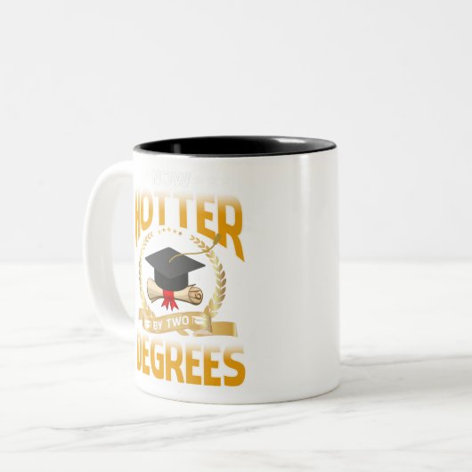 さて、2度の学士博士号を取得した。 ツートーンマグカップ (正面左)