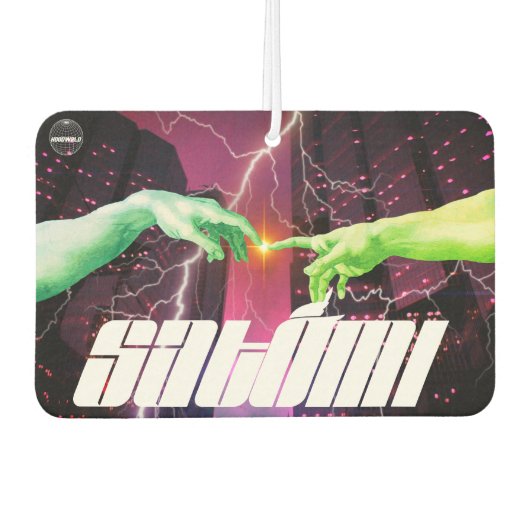 さとみとみモータースポーツ連絡第2戦 カーエアーフレッシュナー (正面)