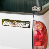 さとみモータースポーツレース課「イエロー」 バンパーステッカー (トラック上)