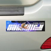 さとみモータースポーツレース課「ナイト」 バンパーステッカー (車上)