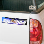 さとみモータースポーツレース課「ナイト」 バンパーステッカー (トラック上)