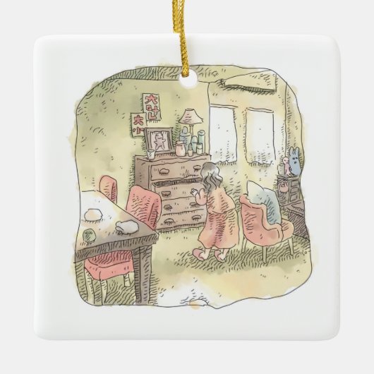 さなくくじ セラミックオーナメント (正面)