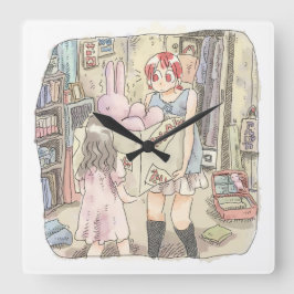 さなごごじ スクエア壁時計