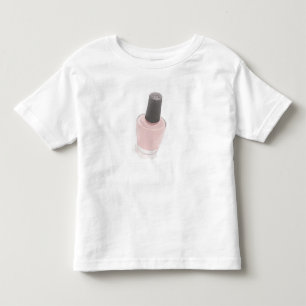 さななれじ ピンクの化粧品の小瓶 トドラーTシャツ