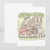 さなにやじ ノートカード (正面/裏面)