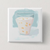 さなむにじ フルーツの入ったヨーグルト系飲み物 缶バッジ (正面)