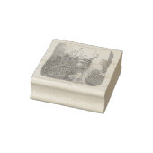 さなやにじ 薄明るい水色のお部屋の本棚のそばで座る素足の女性のイラスト ラバースタンプ (スタンプ)