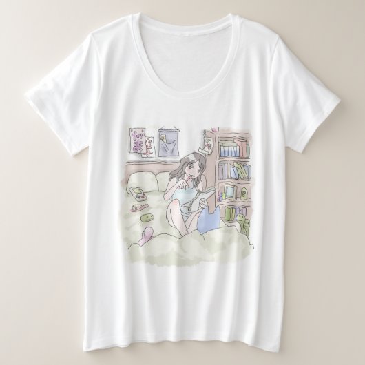 さにいごじ プラスサイズTシャツ (デザイン正面)