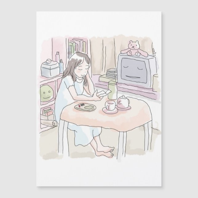 さにいさじ　座る (正面)