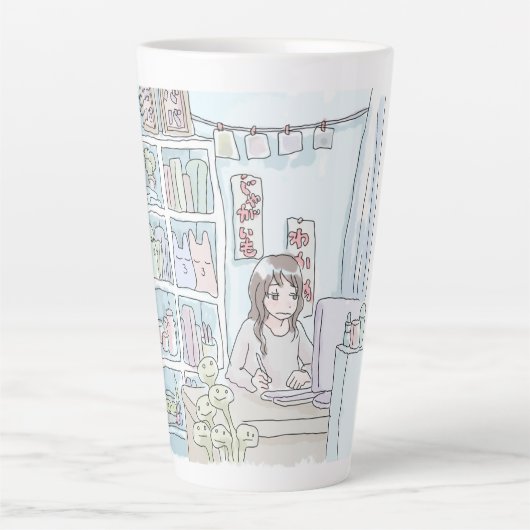 さにいしじ　雑貨棚 カフェラテマグ (正面)