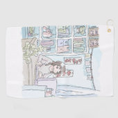 さにいしじ　雑貨棚 ゴルフタオル (横)