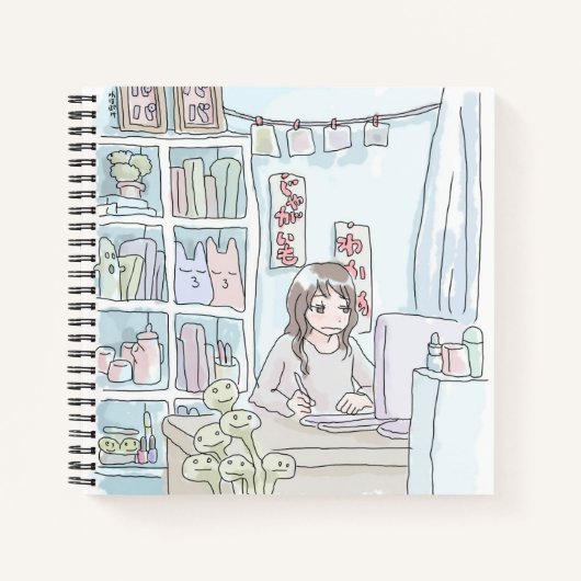 さにいしじ　雑貨棚 ノートブック (正面)