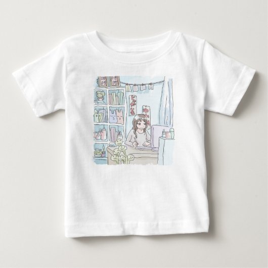 さにいしじ 雑貨棚 ベビーTシャツ (正面)