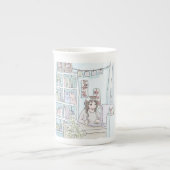 さにいしじ　雑貨棚 ボーンチャイナマグカップ (正面)