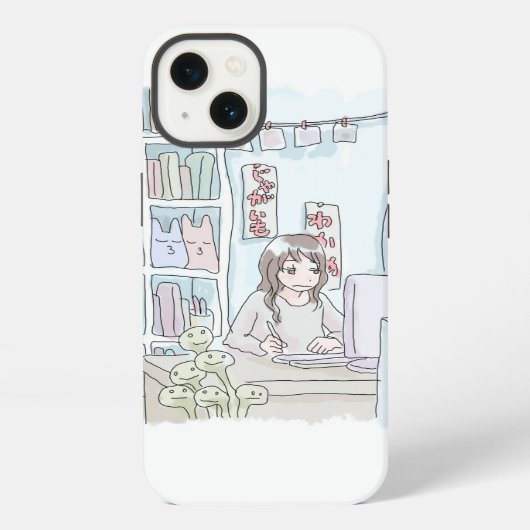 さにいしじ　雑貨棚 iPhoneケース (裏面)