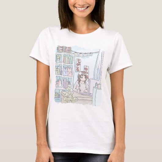 さにいしじ 雑貨棚 Tシャツ (正面)