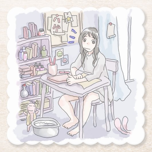 さにいやじ ペーパーコースター (正面)