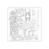 さにいやじ ラバースタンプ (インプリント)