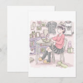 さにごくじ ノートカード (正面/裏面)