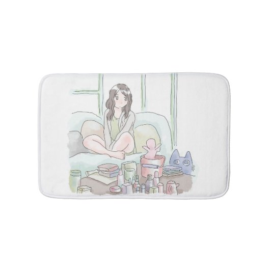 さにごにじ バスマット (正面)