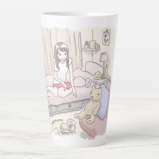 さにさごじ カフェラテマグ (正面)