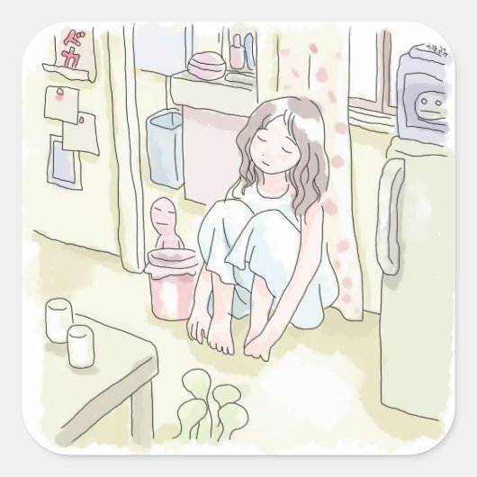 さにささじ スクエアシール (正面)