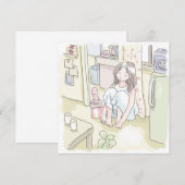 さにささじ ノートカード (正面/裏面)