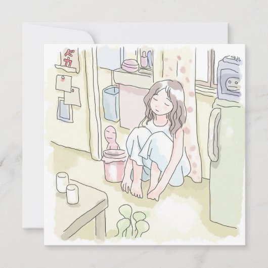 さにささじ ノートカード (正面)