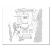 さにししじ ラバースタンプ (インプリント)