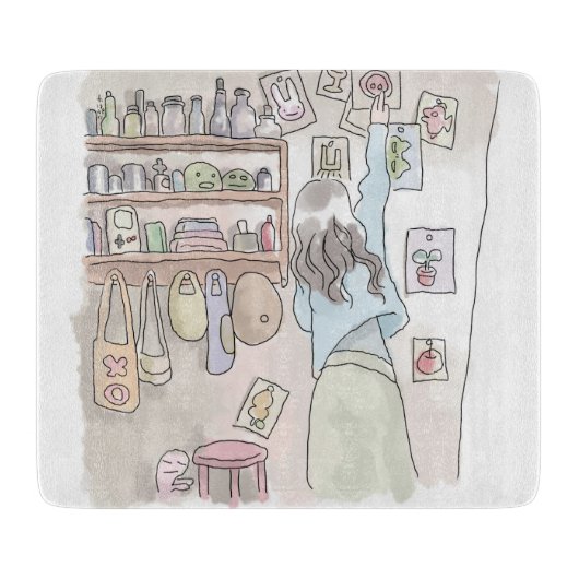 さにしなじ カッティングボード (正面)
