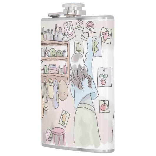 さにしなじ フラスク (左)