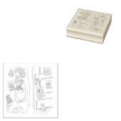 さにしやじ ラバースタンプ (押印)