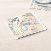 さににくじ ペーパーコースター (アングル)