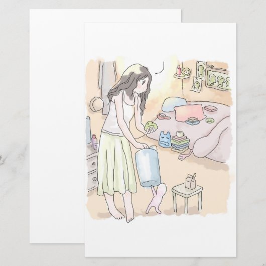 さににくじ 便箋 (正面/裏面)