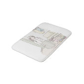 さににごじ バスマット (アングル)