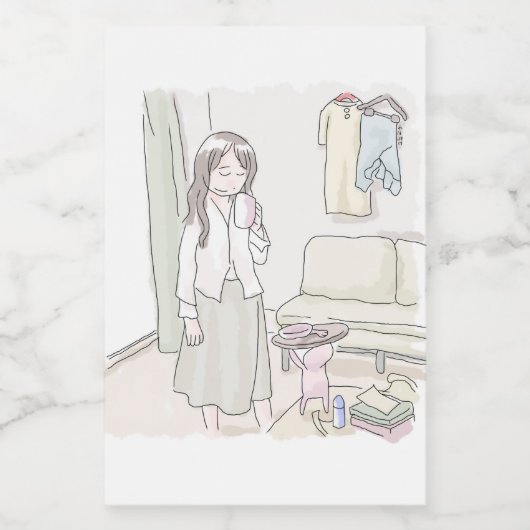 さににごじ ワインラベル (シングルラベル)