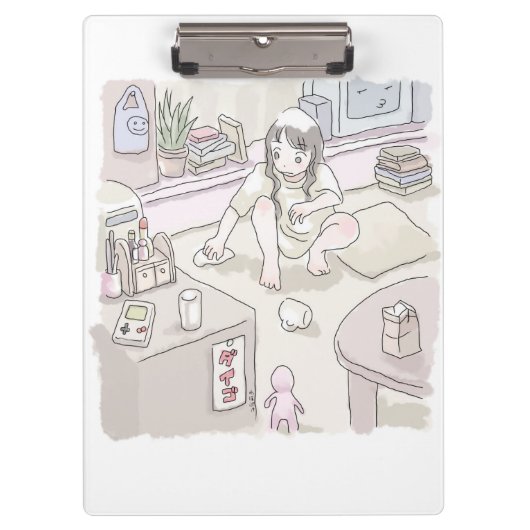 さににさじ。ふきふき クリップボード (正面)