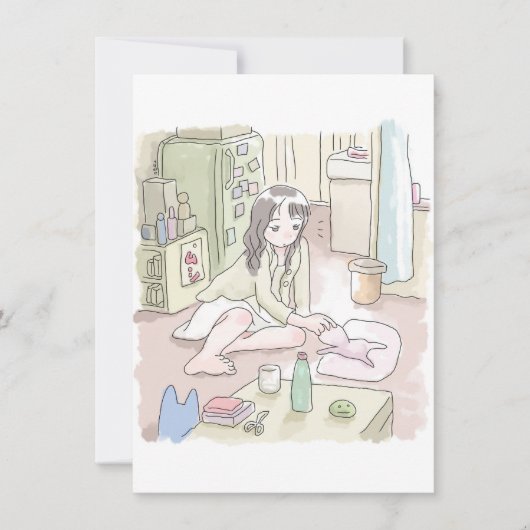 さにになじ ノートカード (正面)