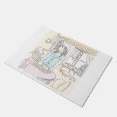 さにににじ ドアマット (アングル)