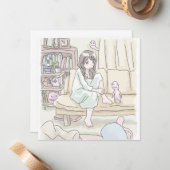 さににむじ ノートカード (正面/裏面インサイチュ)