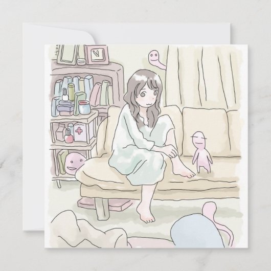 さににむじ ノートカード (正面)