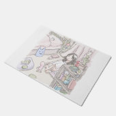 さににやじ ドアマット (アングル)