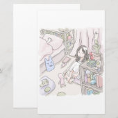 さににやじ 便箋 (正面/裏面)