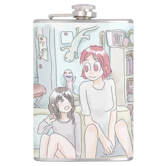 さにむいじ フラスク (正面)