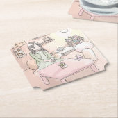 さにれいじ　淡いお部屋と ペーパーコースター (アングル)