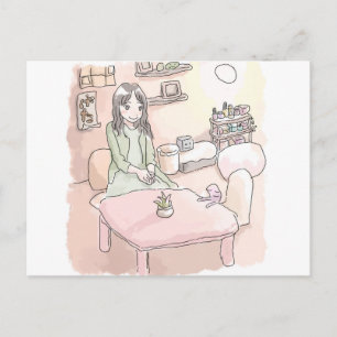 さにれいじ 淡いお部屋と ポストカード